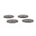 BOSCH 0 986 424 382 Bremsbelagsatz, Scheibenbremse