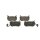 BOSCH 0 986 424 384 Bremsbelagsatz, Scheibenbremse