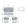 BOSCH 0 986 424 384 Bremsbelagsatz, Scheibenbremse