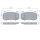BOSCH 0 986 424 399 Bremsbelagsatz, Scheibenbremse