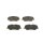 BOSCH 0 986 424 430 Bremsbelagsatz, Scheibenbremse