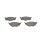 BOSCH 0 986 424 502 Bremsbelagsatz, Scheibenbremse