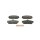 BOSCH 0 986 424 566 Bremsbelagsatz, Scheibenbremse