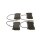 BOSCH 0 986 424 738 Bremsbelagsatz, Scheibenbremse