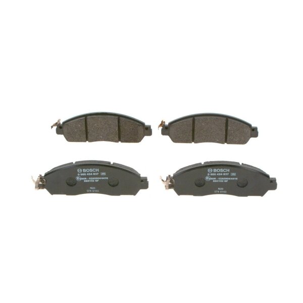 BOSCH 0 986 424 837 Bremsbelagsatz, Scheibenbremse
