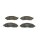 BOSCH 0 986 424 837 Bremsbelagsatz, Scheibenbremse