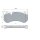BOSCH 0 986 424 861 Bremsbelagsatz, Scheibenbremse