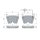 BOSCH 0 986 424 949 Bremsbelagsatz, Scheibenbremse