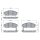 BOSCH 0 986 460 117 Bremsbelagsatz, Scheibenbremse