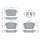 BOSCH 0 986 460 151 Bremsbelagsatz, Scheibenbremse