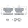 BOSCH 0 986 460 154 Bremsbelagsatz, Scheibenbremse