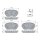 BOSCH 0 986 460 181 Bremsbelagsatz, Scheibenbremse