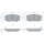 BOSCH 0 986 460 196 Bremsbelagsatz, Scheibenbremse