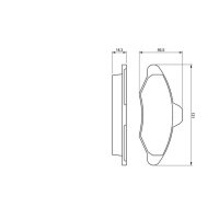BOSCH 0 986 460 949 Bremsbelagsatz, Scheibenbremse
