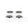 BOSCH 0 986 460 968 Bremsbelagsatz, Scheibenbremse