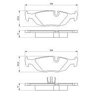 BOSCH 0 986 466 751 Bremsbelagsatz, Scheibenbremse