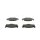 BOSCH 0 986 468 873 Bremsbelagsatz, Scheibenbremse