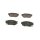 BOSCH 0 986 494 078 Bremsbelagsatz, Scheibenbremse