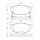BOSCH 0 986 494 078 Bremsbelagsatz, Scheibenbremse