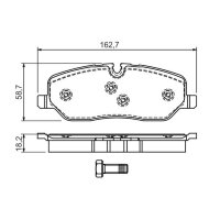 BOSCH 0 986 494 147 Bremsbelagsatz, Scheibenbremse
