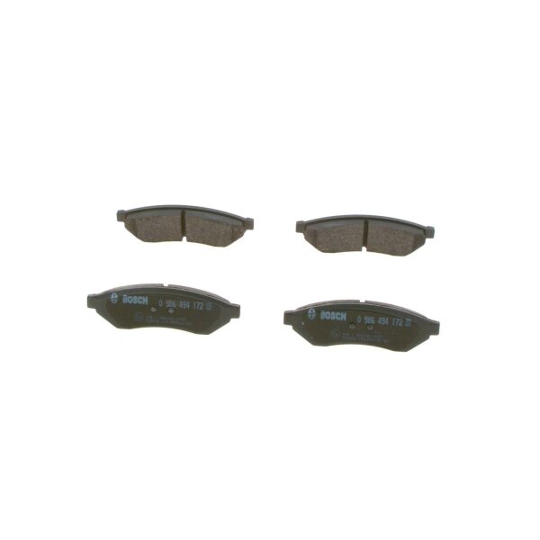 BOSCH 0 986 494 172 Bremsbelagsatz, Scheibenbremse