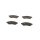 BOSCH 0 986 494 172 Bremsbelagsatz, Scheibenbremse