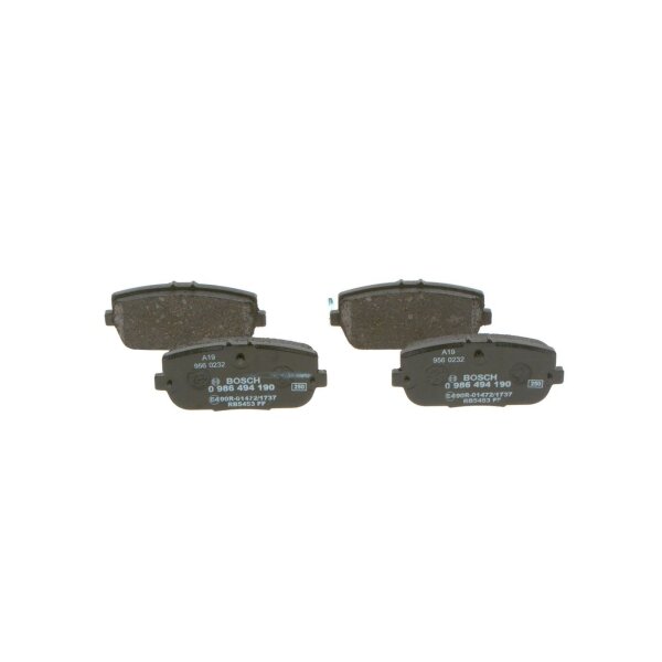 BOSCH 0 986 494 190 Bremsbelagsatz, Scheibenbremse