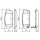 BOSCH 0 986 494 223 Bremsbelagsatz, Scheibenbremse