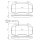 BOSCH 0 986 494 228 Bremsbelagsatz, Scheibenbremse