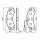 BOSCH 0 986 494 239 Bremsbelagsatz, Scheibenbremse