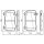 BOSCH 0 986 494 310 Bremsbelagsatz, Scheibenbremse