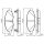 BOSCH 0 986 494 326 Bremsbelagsatz, Scheibenbremse