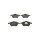 BOSCH 0 986 494 390 Bremsbelagsatz, Scheibenbremse