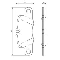 BOSCH 0 986 494 431 Bremsbelagsatz, Scheibenbremse