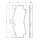 BOSCH 0 986 494 709 Bremsbelagsatz, Scheibenbremse