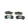 BOSCH 0 986 494 763 Bremsbelagsatz, Scheibenbremse