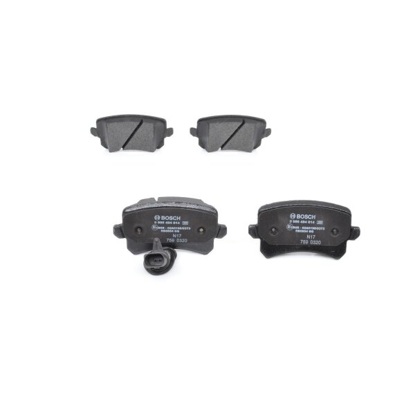 BOSCH 0 986 494 814 Bremsbelagsatz, Scheibenbremse