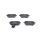 BOSCH 0 986 494 814 Bremsbelagsatz, Scheibenbremse