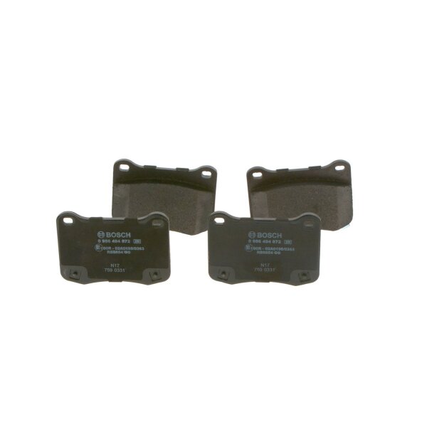 BOSCH 0 986 494 872 Bremsbelagsatz, Scheibenbremse