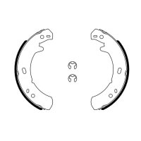 BOSCH 0 986 487 914 Bremsbackensatz, Feststellbremse