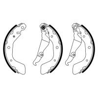 BOSCH 0 986 487 923 Bremsbackensatz