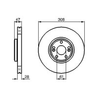 BOSCH 0 986 479 198 Bremsscheibe