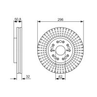 BOSCH 0 986 479 485 Bremsscheibe