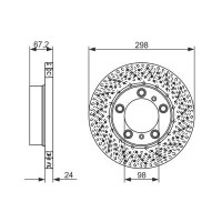 BOSCH 0 986 479 675 Bremsscheibe