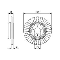 BOSCH 0 986 479 729 Bremsscheibe