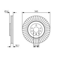 BOSCH 0 986 479 A24 Bremsscheibe