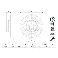 BOSCH 0 986 479 E29 Bremsscheibe