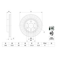 BOSCH 0 986 479 E35 Bremsscheibe