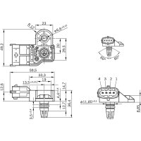 BOSCH 0 261 230 280 Sensor, Ansauglufttemperatur