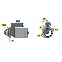 BOSCH 0 986 018 960 Starter